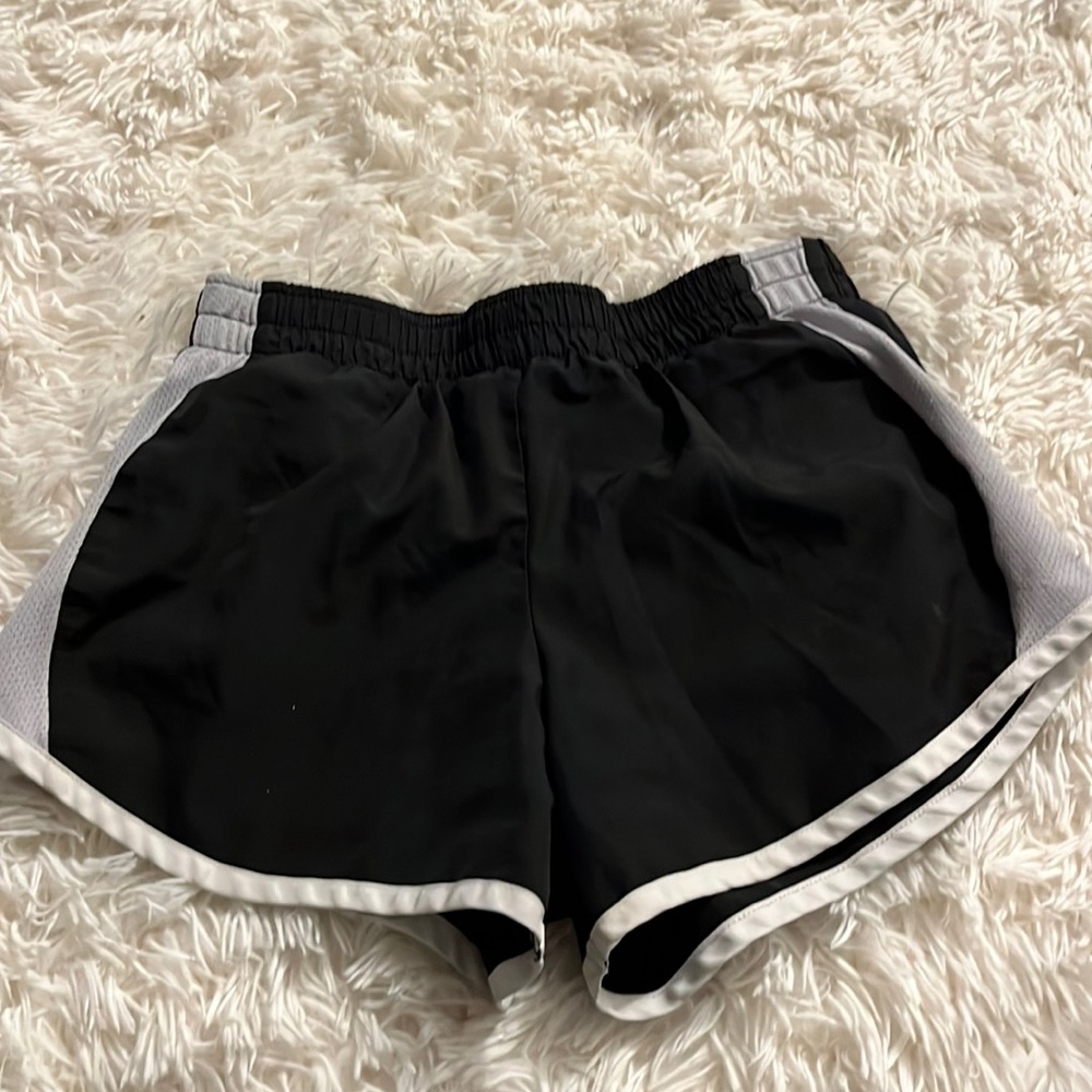 Black athletic shorts